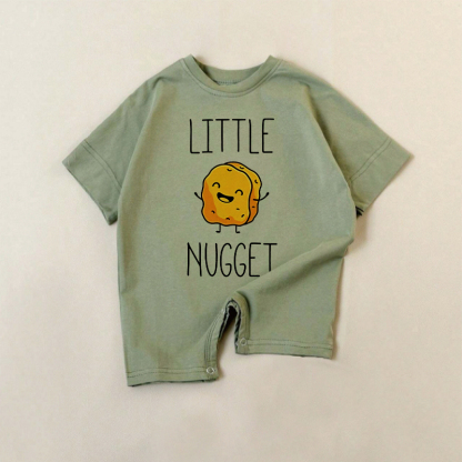 LITTLE NUGGETベビー スマイリングフェイス グリーンロンパース - 緑 - 18～24ヶ月 - image 1