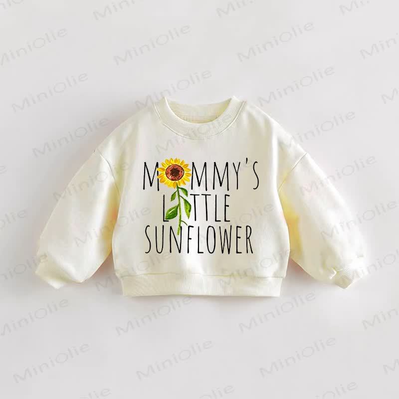 MOMMY'S LITTLEひまわり ベビー幼児用ひまわり柄スウェットシャツ - クリーム - 3～5歳 - image 1