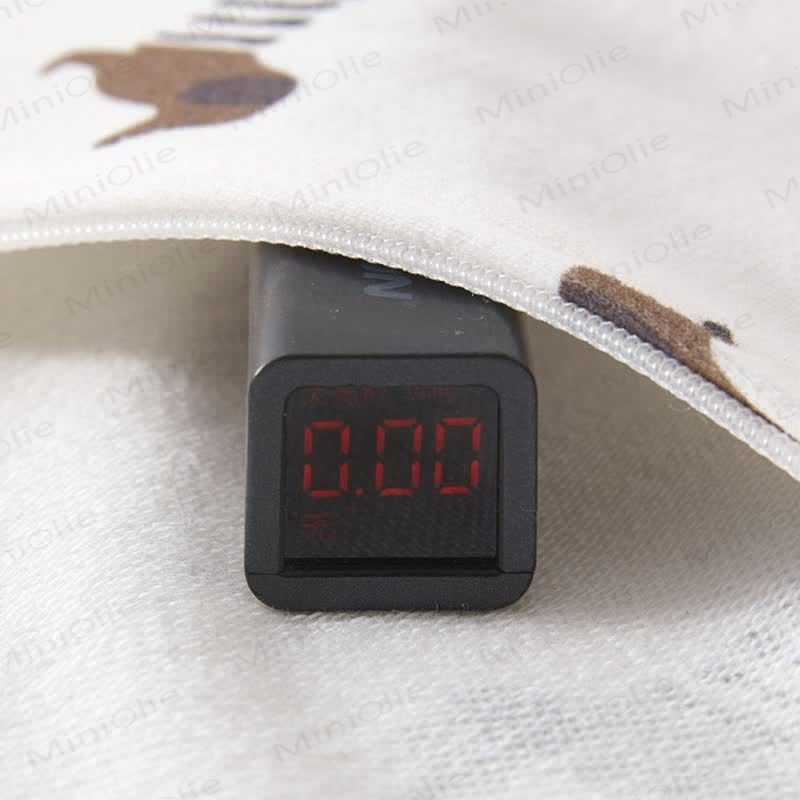 ベビー恐竜ダックスフントムーンフード付きロンパース - image 9