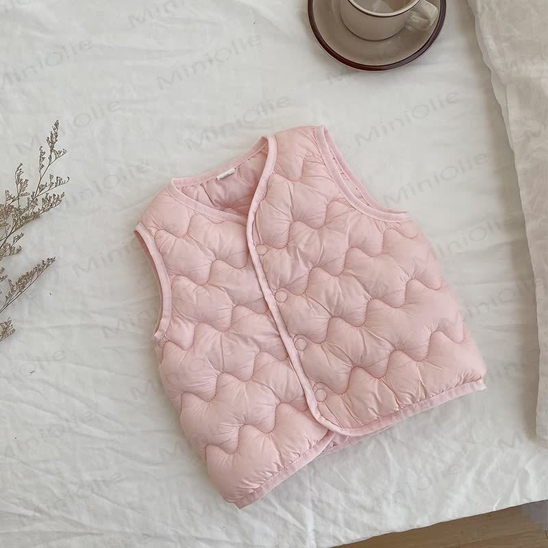 キッズベストカーディガンアウター - ピンク - 12歳 - image 5