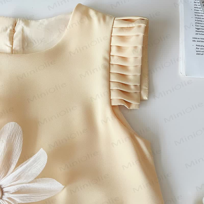 幼児用3Dフラワーノースリーブ優雅ドレス - image 21