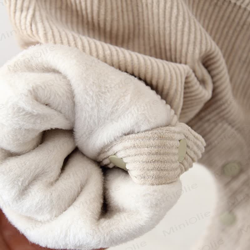 ベビー幼児用動物柄コーデュロイフリース裏地オーバーオール - image 18