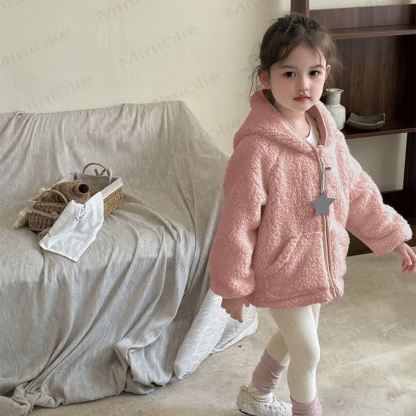 幼児用シェルパフード付きジャケット - image 13