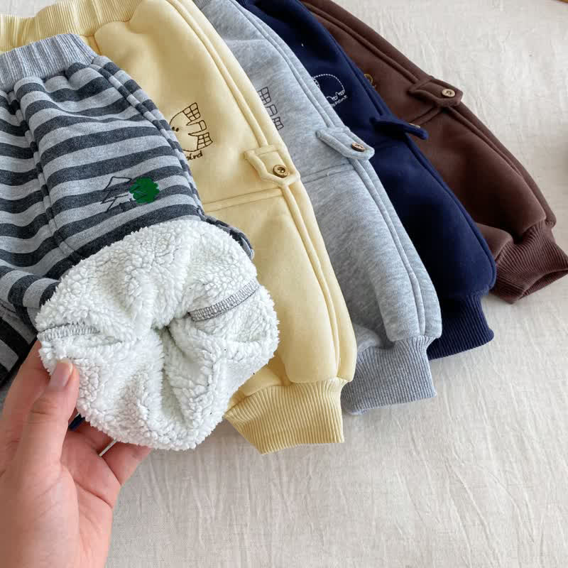 ベビー幼児用アニマルフリース裏地ジョガーパンツ - image 6