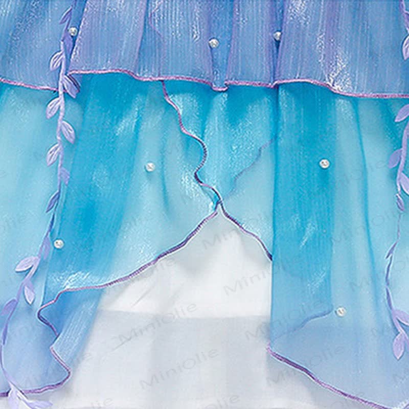 幼児用女の子用コットンチュールノースリーブDress - image 7