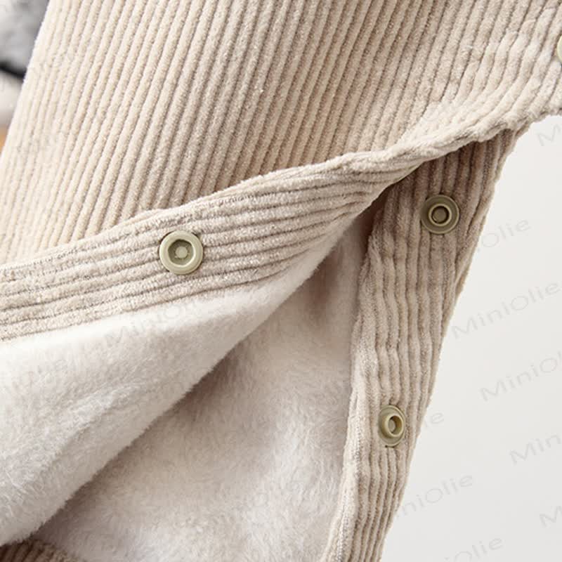 ベビー幼児用動物柄コーデュロイフリース裏地オーバーオール - image 15