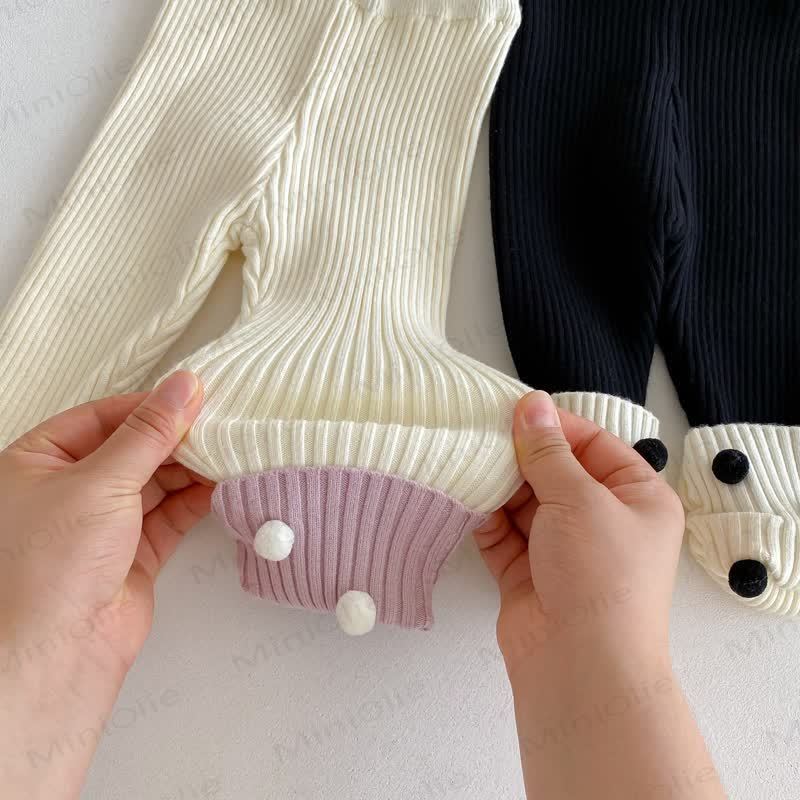 ベビーガールズニットドットレギンス - image 9