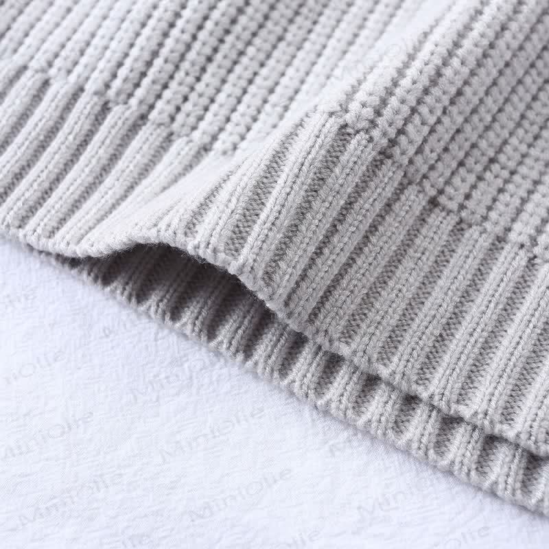 キッズ 無地 クルーネック ニット セーター - image 14