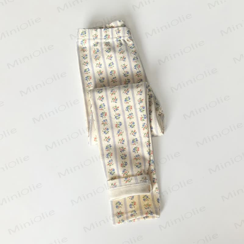 幼児用女の子用レギンス - ストライプフラワー - 14歳 - image 11