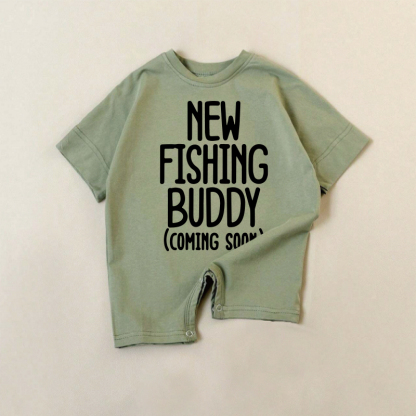 NEW FISHING BUDDY（近日発売）ベビーグリーンロンパース - 緑 - 18～24ヶ月 - image 1
