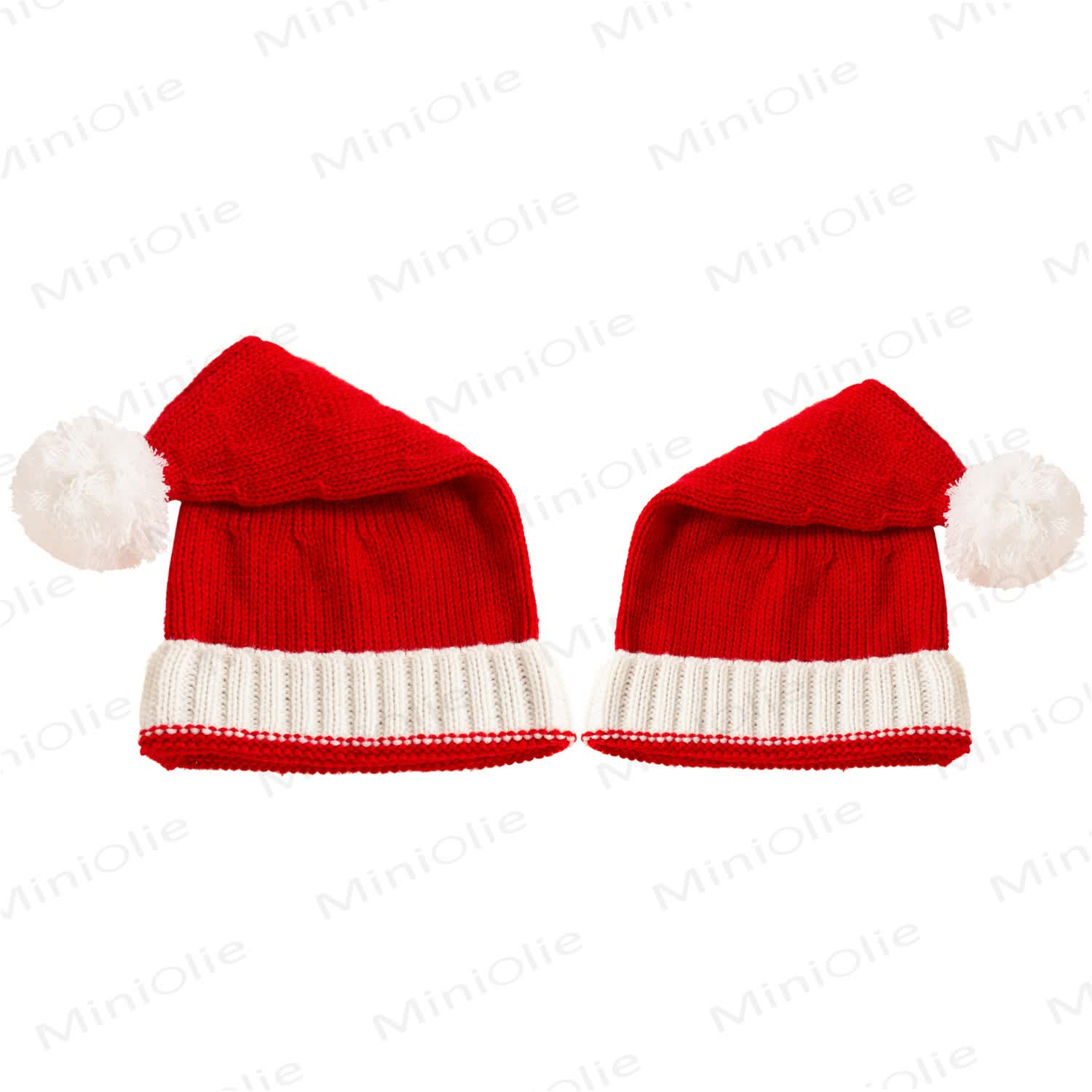 ベビーレッドクリスマスニットウォームビーニー - image 3