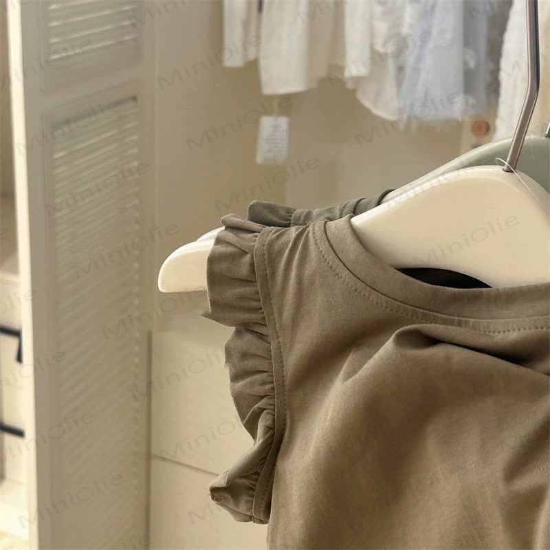 幼児用女の子用フリルタンクトップとDressセット - image 6