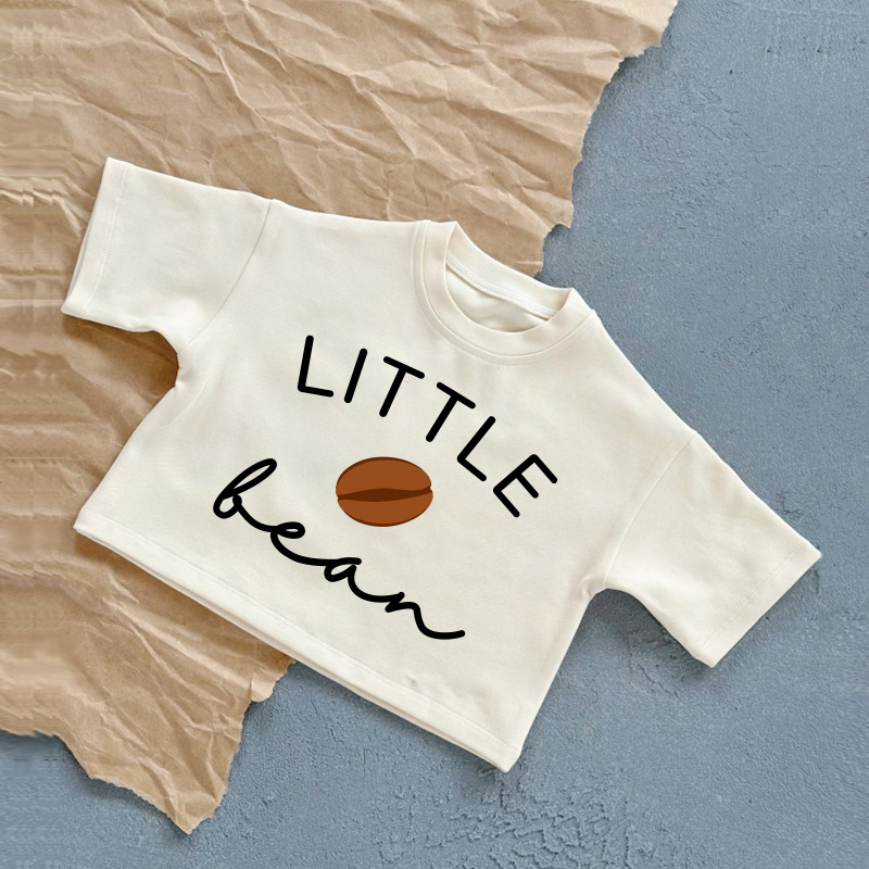 LITTLE BEANベビー ホワイト サマーカジュアルTシャツ - 白 - 2～3歳 - image 1