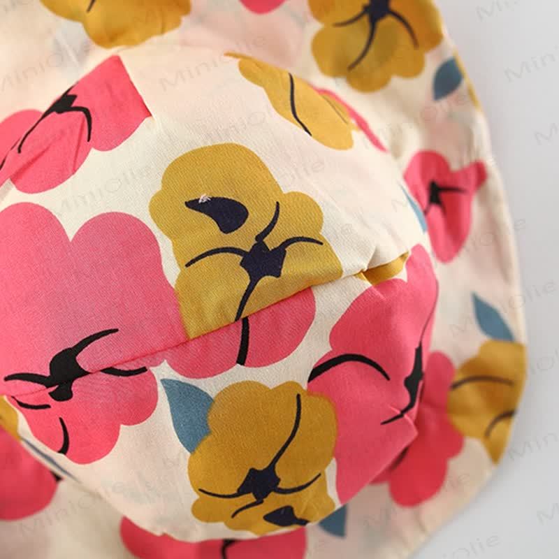 ベビー用蝶結び花柄ドレス(帽子付き) - image 13