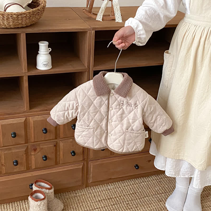 ベビー幼児用キルティングキルティングアウターウェア - image 4