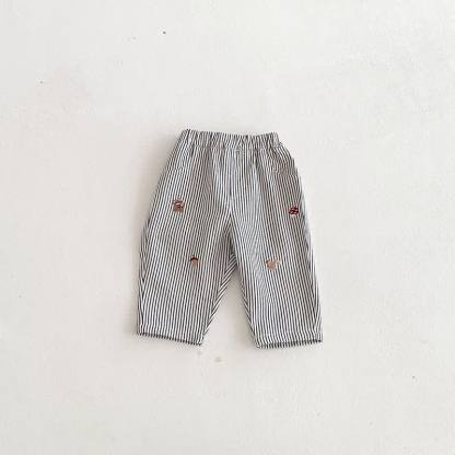 ベビー 幼児 男の子 リス マッシュルーム デニムパンツ - ストライプ - 3～5歳 - image 6