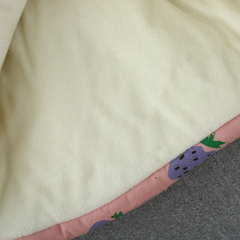 幼児用チェリーストロベリーフリース裏地コート（バッグ付き） - image 10