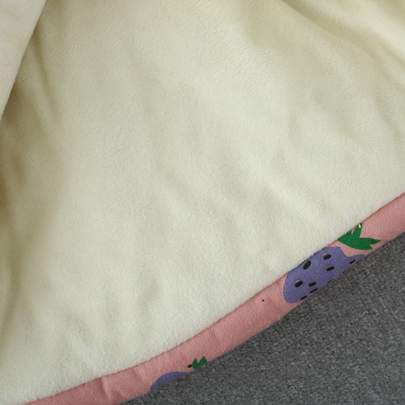 幼児用チェリーストロベリーフリース裏地コート（バッグ付き） - image 10