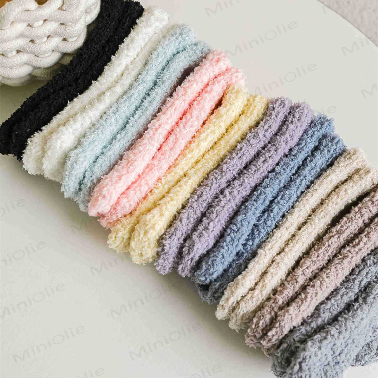 ベビー用無地フリースフロアソックス - image 5