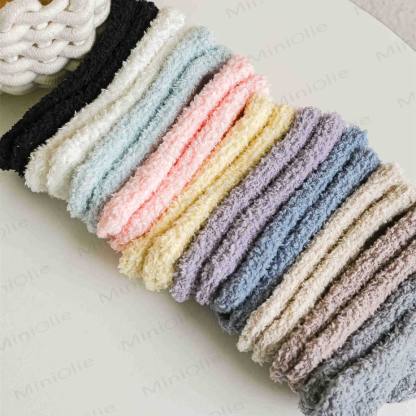 ベビー用無地フリースフロアソックス - image 5