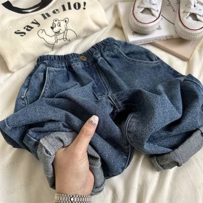 キッズボーイズルーズハーレムジーンズパンツ - image 9