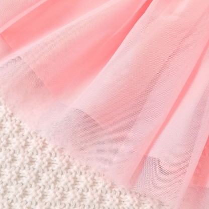 女の子用スイートフラワーチュールドレスセット - image 7