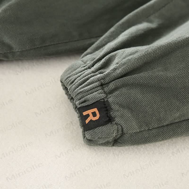 幼児男の子用無地シンプルパンツ - image 12