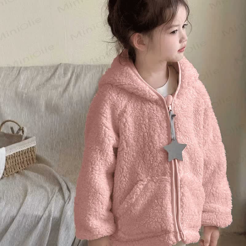 幼児用シェルパフード付きジャケット - image 12