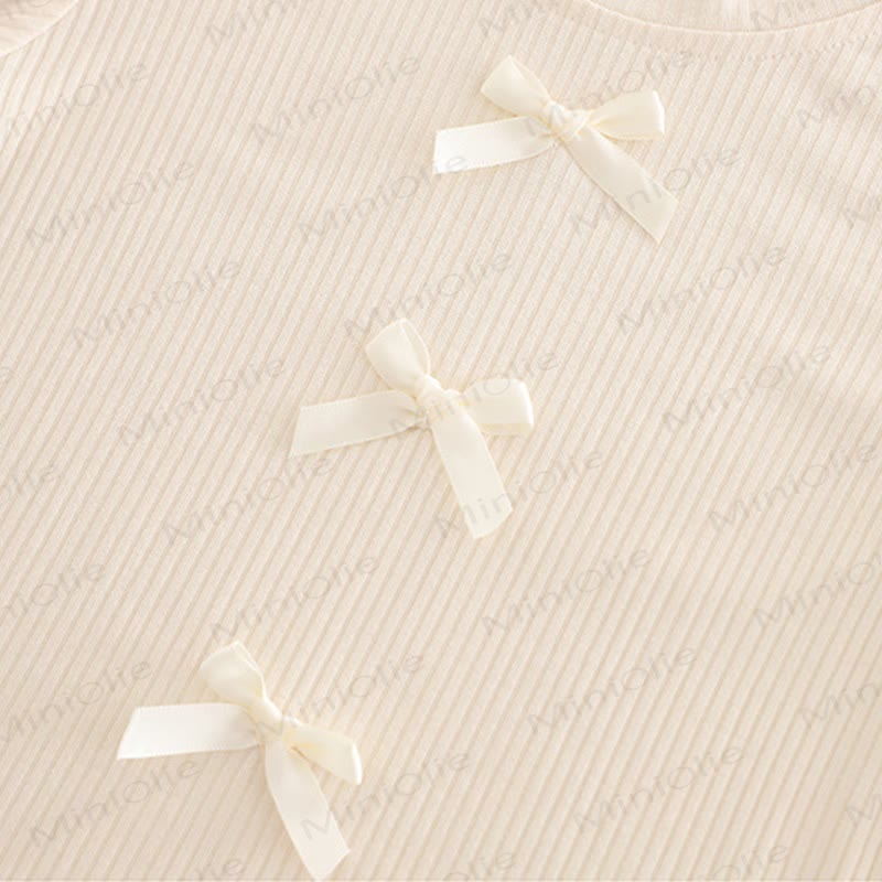 ベビー 幼児 女の子 リボン レインボー ニット セーター 3点セット - image 14