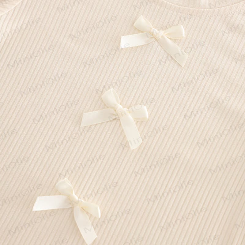 ベビー 幼児 女の子 リボン レインボー ニット セーター 3点セット - image 14