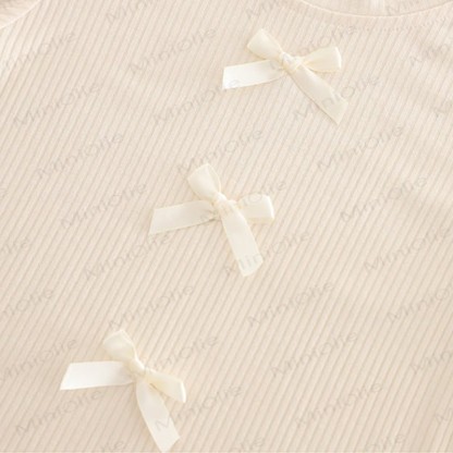 ベビー 幼児 女の子 リボン レインボー ニット セーター 3点セット - image 14