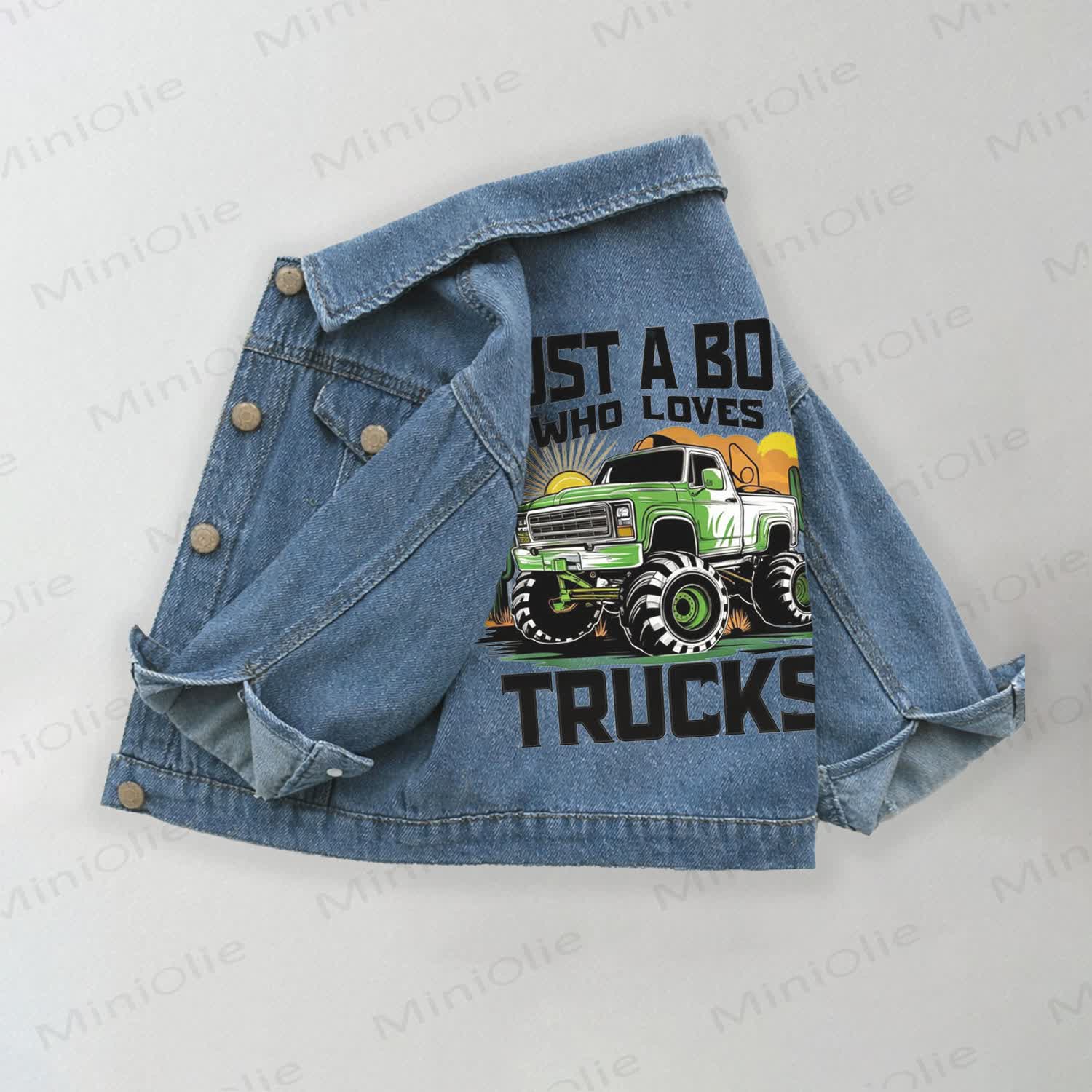 JUST A BOY WHO LOVES TRUCKS） - 青 - 10-11歳 - image 1