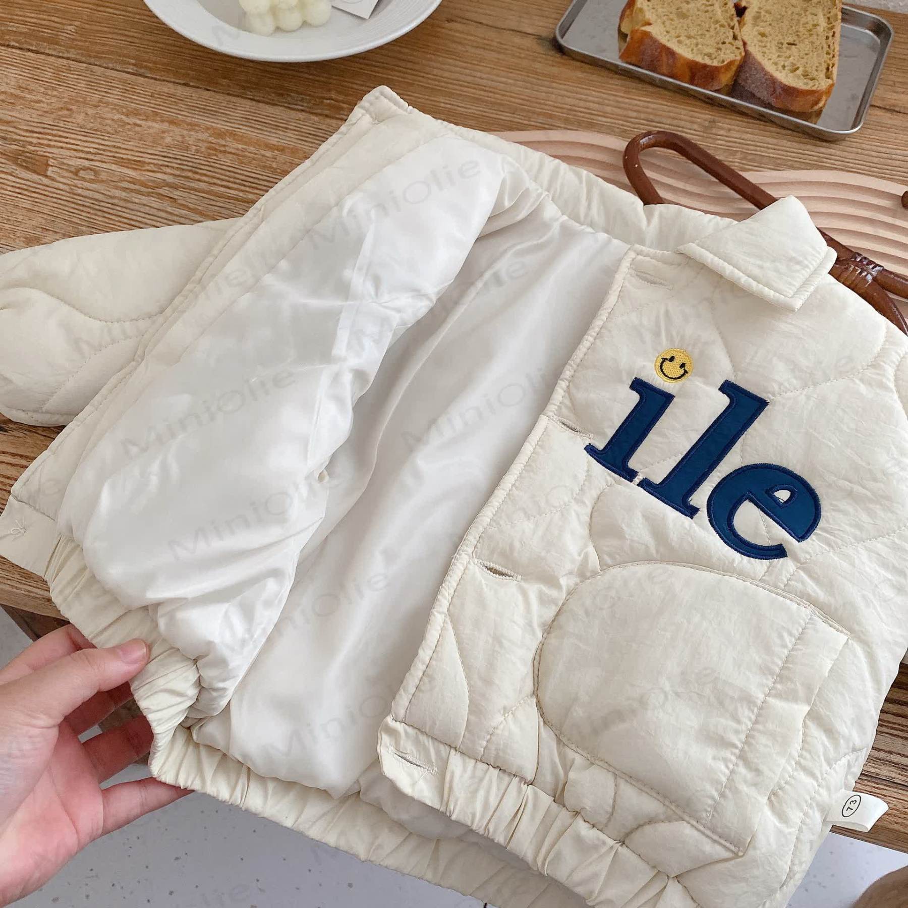 SMILE ベビー 幼児用ポロ キルティングコート - image 12