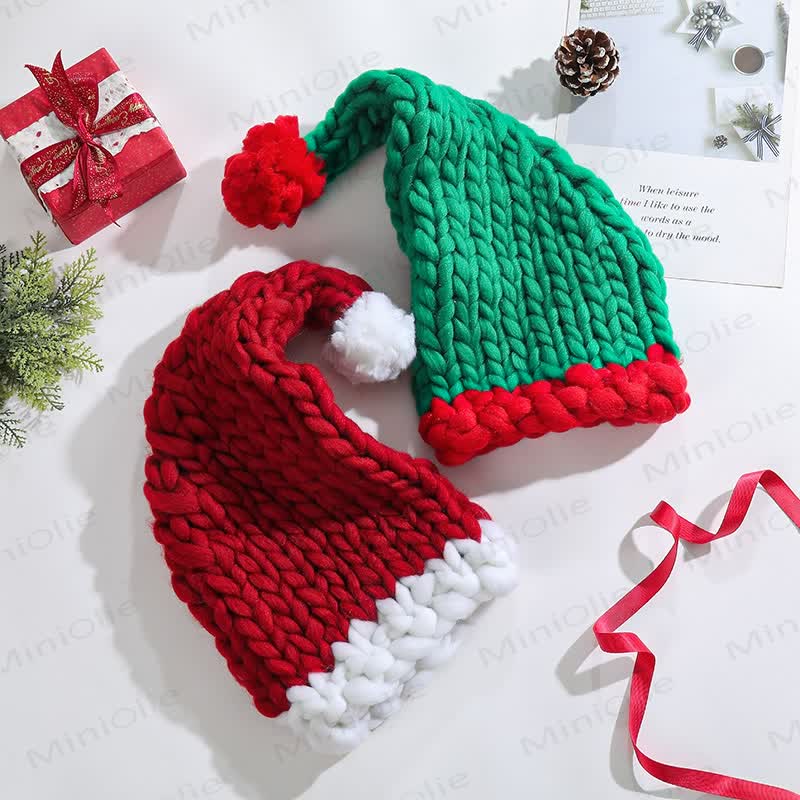 ベビー用素敵なニットクリスマスビーニー - image 1