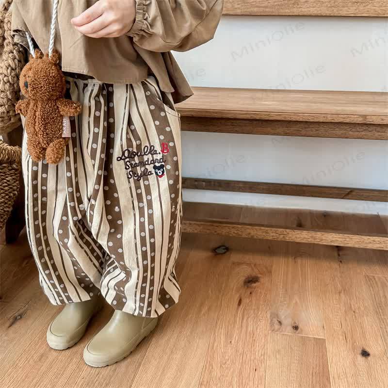 ベビー幼児用刺繍ベアパンツ - image 4