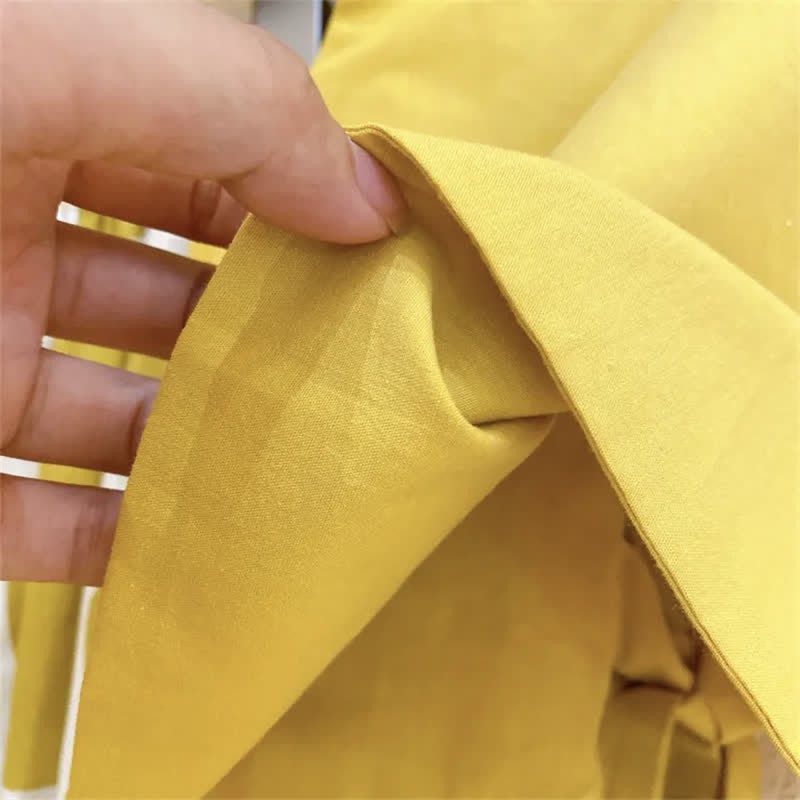 幼児用2ピースイエロードットセット（帽子付き） - image 10