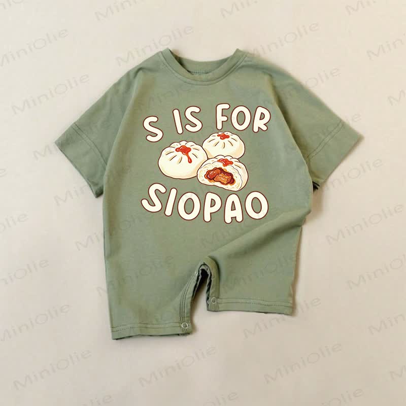 SIS FOR SIOPAOベビーグリーンロンパース - 緑 - 18～24ヶ月 - image 1
