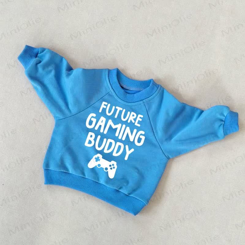FUTURE GAMING BUDDY幼児用ブルースウェットシャツ - 青 - 3～5歳 - image 1
