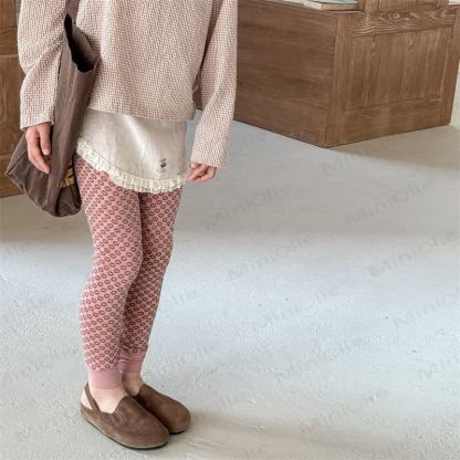 ベビー幼児女の子用フラワーレギンス - image 7