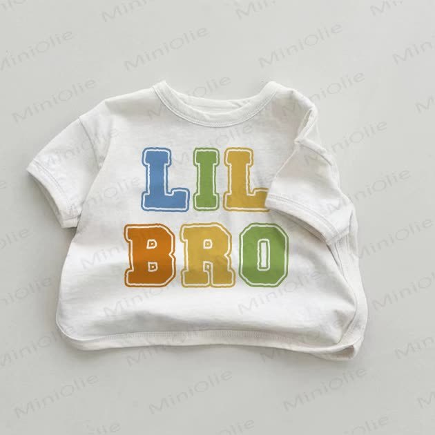 LIL BRO・ベイビー ホワイトTシャツ - 白 - 18～24ヶ月 - image 1