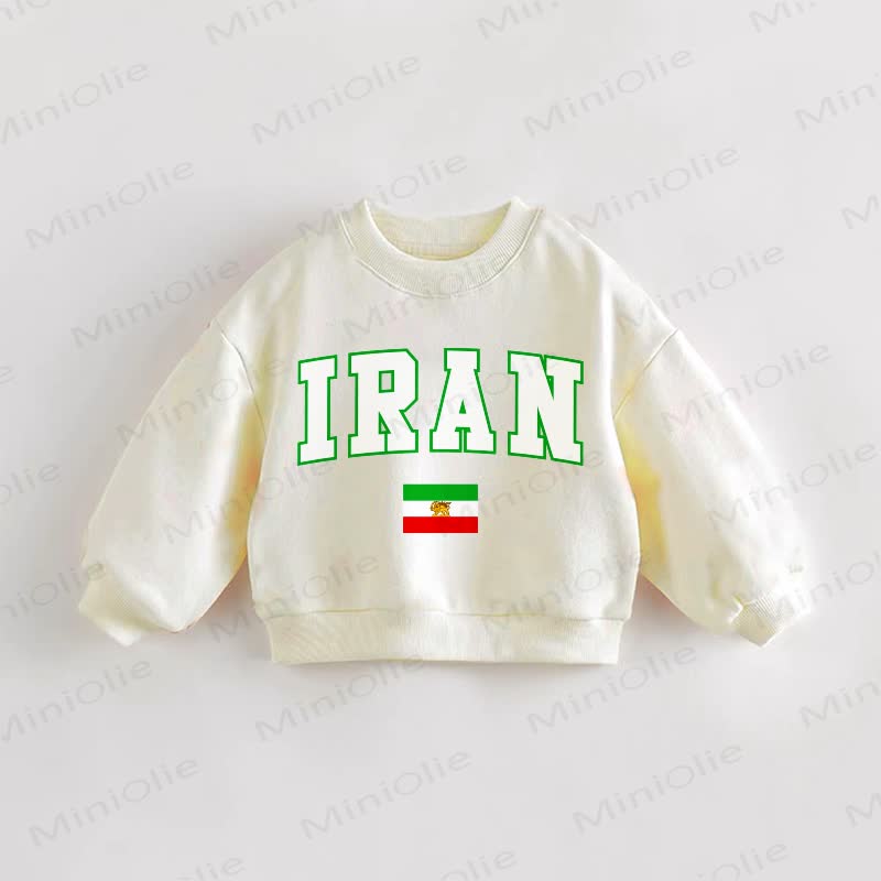IRAN幼児用スウェットシャツ - クリーム - 3～5歳 - image 1