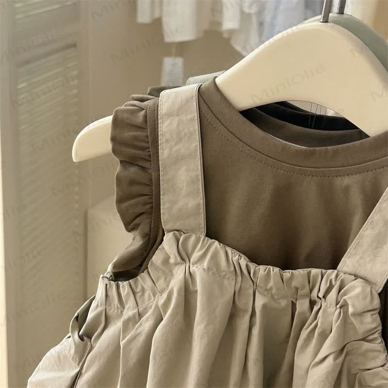 幼児用女の子用フリルタンクトップとDressセット - image 7