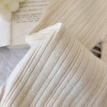 幼児の女の子の毛玉セーターまたはベルボトムパンツ - image 9