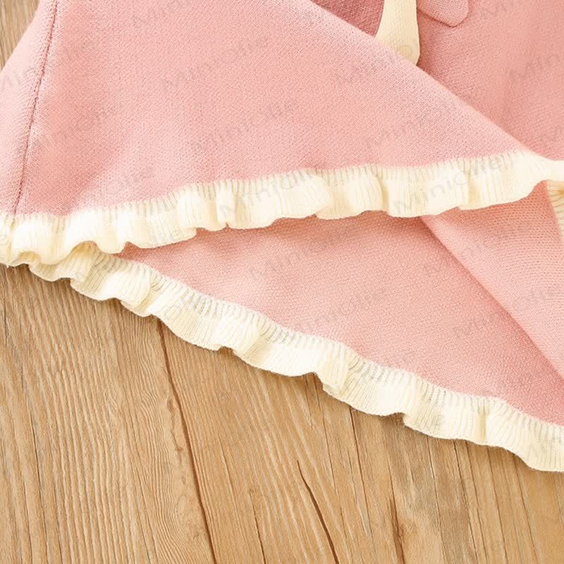 幼児用女の子用リボンバニーニットドレス - image 7