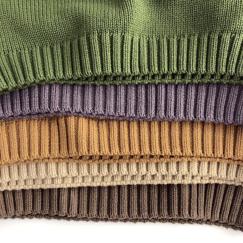 幼児用無地ゆったりリラックスセーター - image 9