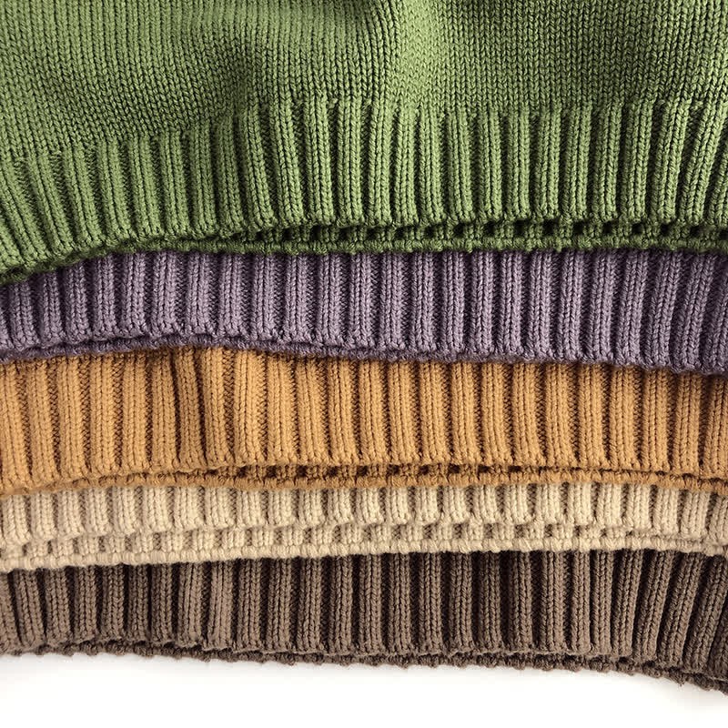 幼児用無地ゆったりリラックスセーター - image 9