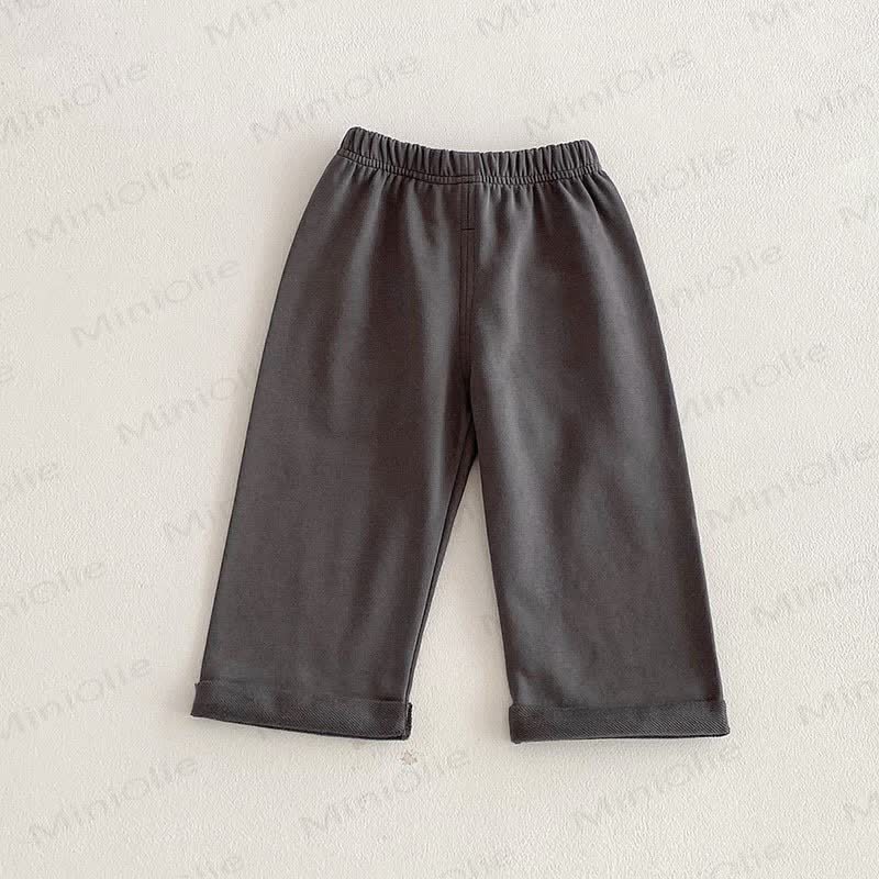 ベビー 幼児 男の子 無地/ストライプ パンツ - カーボングレー - 3～5歳 - image 7