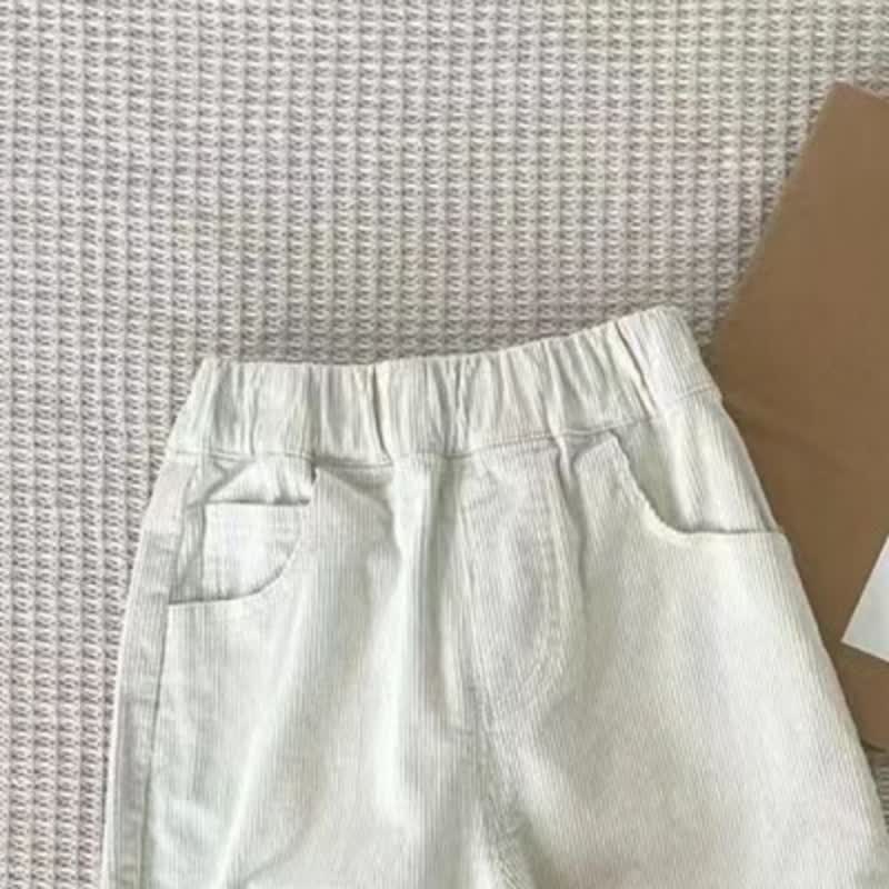 幼児男の子用ブラウンシャツとベージュパンツのツーピースセット - image 7
