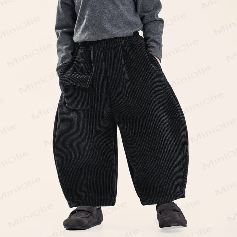 幼児用男の子用無地シェニールパンツ - image 4