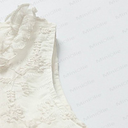 幼児用女の子用リボン付きチュールプリンセスノースリーブDress - image 6